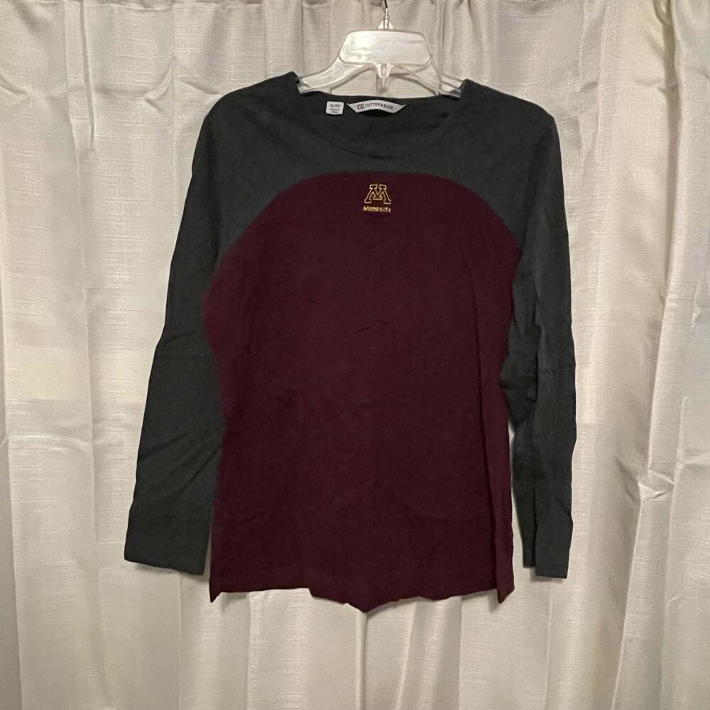 Cutter & Buck University of Minnesota Golden Gophers Long Sleeve Raglan Tee